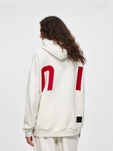 JUNI Plush Letter Puff Print Hoodie - COPPING THREADS - CT Select
